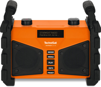TechniSat DIGITRADIO 230 OD Arbeitsort Analog & Digital Schwarz, Orange (Schwarz, Orange)