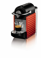 Krups Nespresso XN3045 Kaffeemaschine (Schwarz, Rot, Edelstahl)