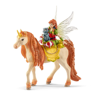 Schleich bayala Fairy Marween with glitter unicorn (Mehrfarbig)