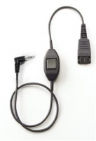 Jabra QD Cord w. PTT (Schwarz)