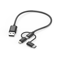 Hama 00183305 USB Kabel 0,2 m USB 2.0 USB A Micro-USB B Schwarz (Schwarz)