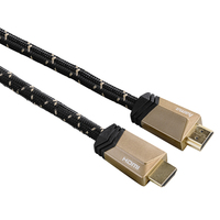 Hama 00122186 HDMI-Kabel 2 m HDMI Typ A (Standard) Schwarz, Bronze (Schwarz, Bronze)