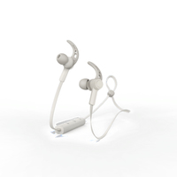 Hama Connect Kopfhörer Kabellos Ohrbügel, im Ohr Sport Mikro-USB Bluetooth Weiß (Weiß)