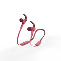 Hama Connect Neck Kopfhörer Kabellos im Ohr Sport Bluetooth Rot (Rot)
