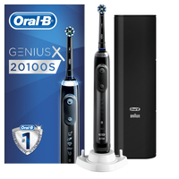 Oral-B Genius X 80324917 Elektrische Zahnbürste Erwachsener Rotierende-vibrierende Zahnbürste Schwarz, Blau (Schwarz, Blau)