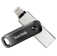 SanDisk SDIX60N-128G-GN6NE USB-Stick 128 GB 3.2 Gen 1 (3.1 Gen 1) Grau, Silber (Grau, Silber)