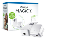 Devolo Magic 1 WiFi mini Starter Kit 1200 Mbit/s Eingebauter Ethernet-Anschluss WLAN Weiß 2 Stück(e) (Weiß)