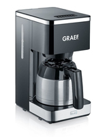 Graef FK412EU Thermo-Kaffeemaschine 8-12 Tassen Kunststoff schwarz (Schwarz, Edelstahl)