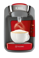 Bosch TAS3208 Kaffeemaschine Vollautomatisch Pod-Kaffeemaschine (Grau, Rot)