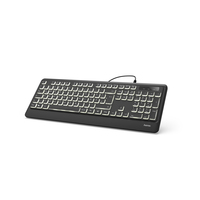 Hama KC-550 Tastatur USB QWERTZ Deutsch Schwarz (Schwarz)