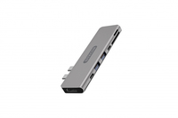 Sitecom CN-391 Schnittstellen-Hub USB 3.2 Gen 1 (3.1 Gen 1) Type-C 10000 Mbit/s Aluminium (Aluminium)