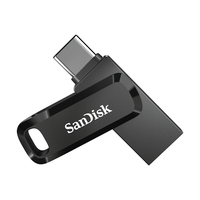SanDisk Ultra Dual Drive Go USB-Stick 64 GB USB Type-A / USB Type-C 3.2 Gen 1 (3.1 Gen 1) Schwarz (Schwarz)
