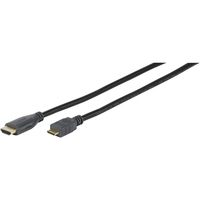 Vivanco 47/12 15G HDMI-Kabel 1,5 m HDMI Typ A (Standard) HDMI Type C (Mini) Schwarz, Grau