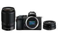 Nikon Z 50 + 16-50mm+ 50-250mm MILC 20,9 MP CMOS 5568 x 3712 Pixel Schwarz (Schwarz)