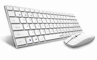 Rapoo 9300M Tastatur RF Wireless + Bluetooth QWERTZ Deutsch Weiß (Weiß)