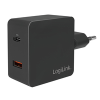 LogiLink PA0220 Ladeger&auml;t f&uuml;r Mobilger&auml;te Schwarz Indoor (Schwarz)