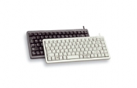 Cherry Compact keyboard, Combo (USB + PS/2), DE (Schwarz)