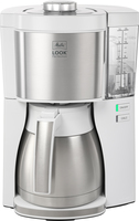Melitta 1025-15 Filterkaffeemaschine 1,25 l (Silber, Weiß)