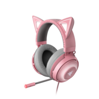 Razer Kraken Kitty Kopfhörer Verkabelt Kopfband Gaming Grau, Pink (Grau, Pink)