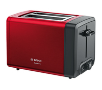 Bosch TAT4P424DE Toaster 2 Scheibe(n) 970 W Schwarz, Rot (Schwarz, Rot)