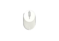 Rapoo M600 Mini Silent Maus Beidhändig RF kabellos + Bluetooth Optisch 1300 DPI (Weiß)