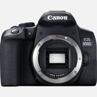 Canon EOS 850D SLR-Kameragehäuse 24,1 MP CMOS 6000 x 4000 Pixel Schwarz (Schwarz)