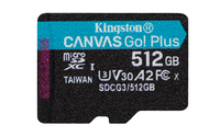Kingston Technology Canvas Go! Plus 512 GB MicroSD UHS-I Klasse 10