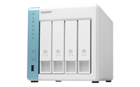 QNAP TS-431K NAS & Speicherserver Tower Eingebauter Ethernet-Anschluss Wei&szlig; Alpine AL-214