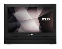 MSI Pro 16T 10M-007XDE 39,6 cm (15.6 Zoll) 1366 x 768 Pixel Touchscreen Intel® Celeron® 4 GB DDR4-SDRAM 256 GB SSD All-in-One-PC Wi-Fi 5 (802.11ac) Schwarz (Schwarz)