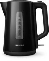 Philips 3000 series Series 3000 HD9318/20 Wasserkocher – 1,7 Liter, Familiengröße, Schwarz