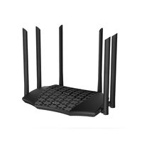 Tenda AC21 WLAN-Router Gigabit Ethernet Dual-Band (2,4 GHz/5 GHz) 4G Schwarz (Schwarz)