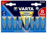 Varta 1x8 High Energy AA LR 6 (Blau)