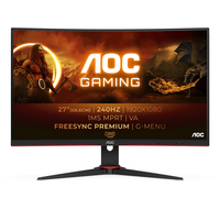 AOC G2 C27G2ZE/BK Computerbildschirm 68,6 cm (27 Zoll) 1920 x 1080 Pixel Full HD LED Schwarz, Rot (Schwarz, Rot)