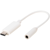 Vivanco CC UC A 1 Audio-Kabel 0,1 m 3.5mm USB Weiß