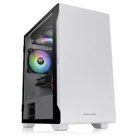 Thermaltake S100 Tempered Glass Snow Edition Micro Tower Wei&szlig; (Wei&szlig;)