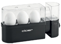 Cloer 6020 Eierkocher 3 Eier 300 W Schwarz (Schwarz)