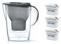 Brita Fill&Enjoy Pitcher-Wasserfilter 2,4 l Graphit, Transparent (Graphit, Transparent)