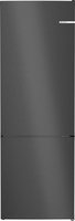 Bosch Serie 4 KGN492XCF K&uuml;hl- und Gefrierkombination Freistehend 440 l C Schwarz, Edelstahl (Schwarz, Edelstahl)