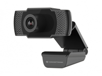 Conceptronic AMDIS 1080P Full HD-Webcam mit Mikrofon (Schwarz)