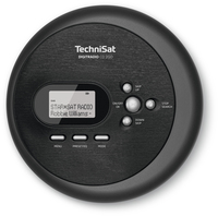 TechniSat DIGITRADIO CD 2GO Persönlicher CD-Player Schwarz (Schwarz)
