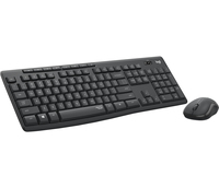 Logitech MK295 Silent Wireless Combo Tastatur Maus enthalten USB QWERTY US International Graphit