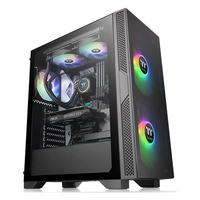 Thermaltake Versa T25 TG Midi Tower Schwarz (Schwarz)