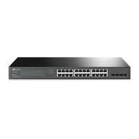 TP-Link TL-SG2428P Netzwerk-Switch Gigabit Ethernet (10/100/1000) Power over Ethernet (PoE) Schwarz (Schwarz)