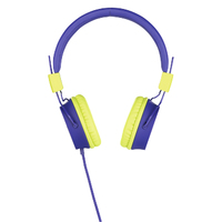 Hama HED8100B Kopfhörer Kabelgebunden Kopfband Musik Violett, Gelb (Violett, Gelb)