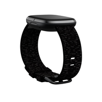 Fitbit FB174WBGYL Smartwatch-Zubehör Band Holzkohle Aluminium, Synthetisch (Holzkohle)