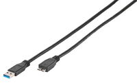 Vivanco CC U8 18 MC 3B USB Kabel 1,8 m USB 3.2 Gen 1 (3.1 Gen 1) USB A Micro-USB B Schwarz (Schwarz)
