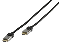 Vivanco High Speed HDMI HDMI-Kabel 2,5 m HDMI Typ A (Standard) Schwarz, Silber (Schwarz, Silber)