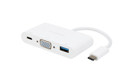 Vivanco CC UC UACVGA Kabelgebunden USB 3.2 Gen 1 (3.1 Gen 1) Type-C Weiß (Weiß)