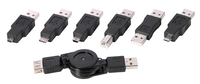Vivanco CA US 7 USB Kabel 1 m USB 2.0 Mini-USB B USB A Schwarz (Schwarz)