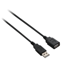 V7 USB A/A 1.8m (Schwarz)